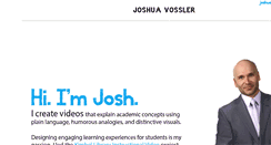 Desktop Screenshot of joshuavossler.com
